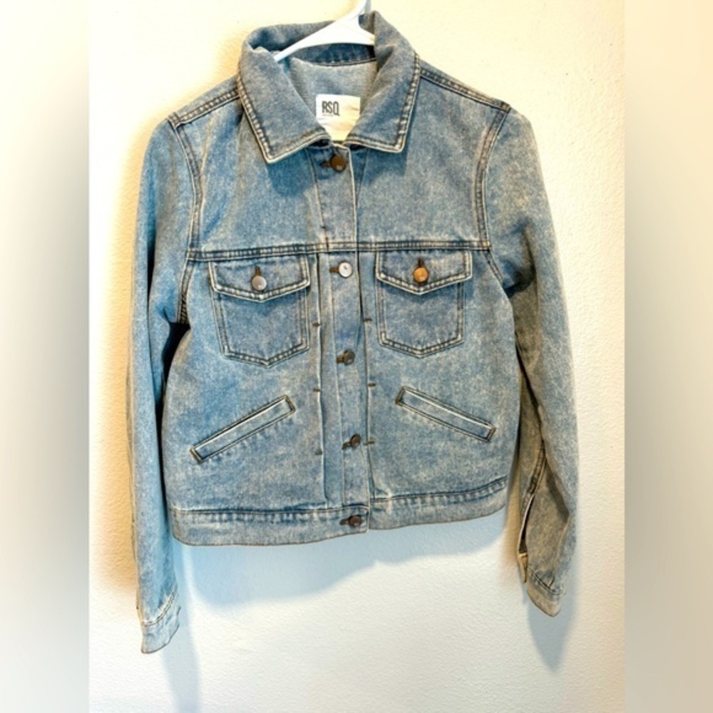 RSQ Collective Denim Jacket Size Medium
